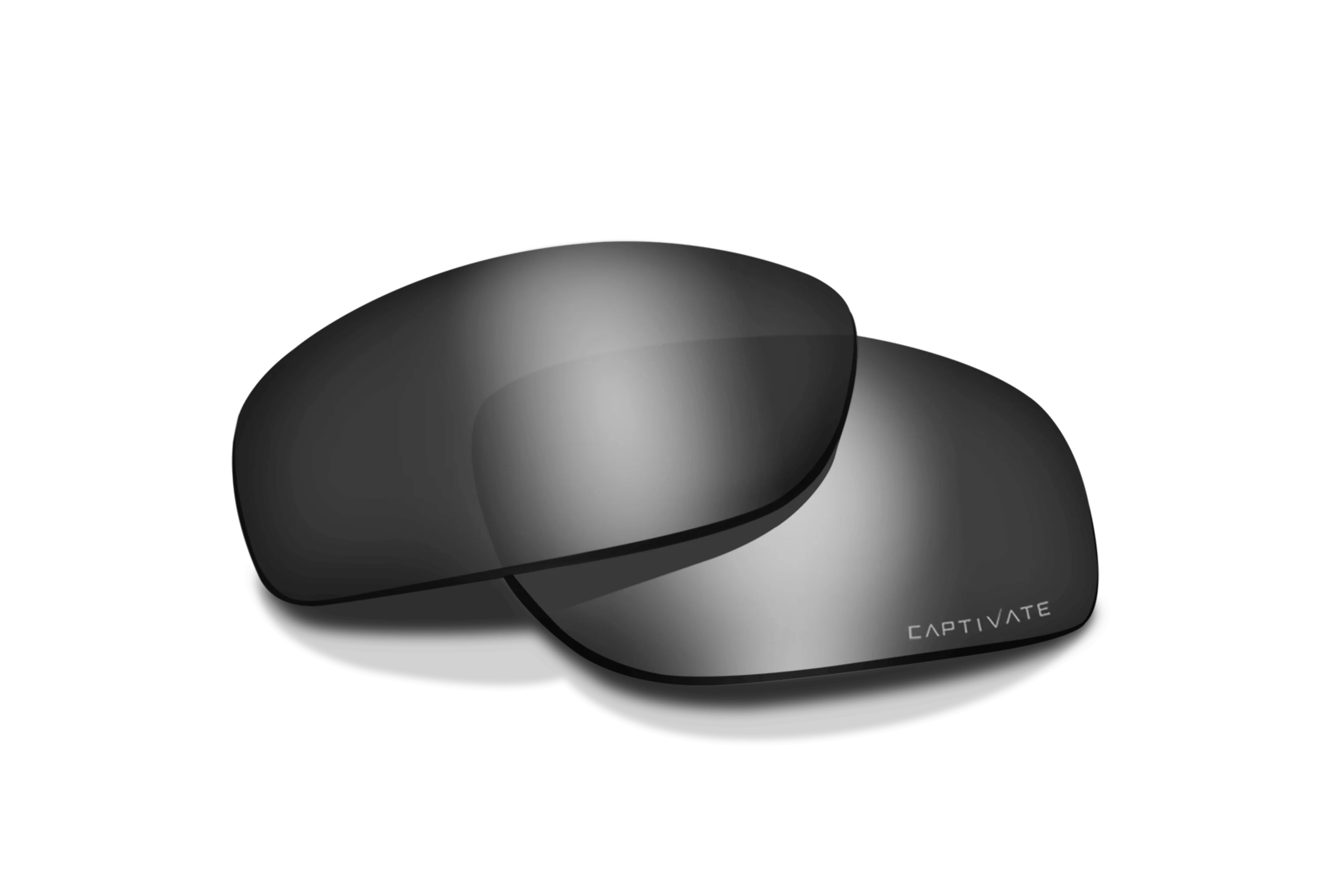 WX Founder CAPTIVATE™ Polarized Black Mirror Lenses