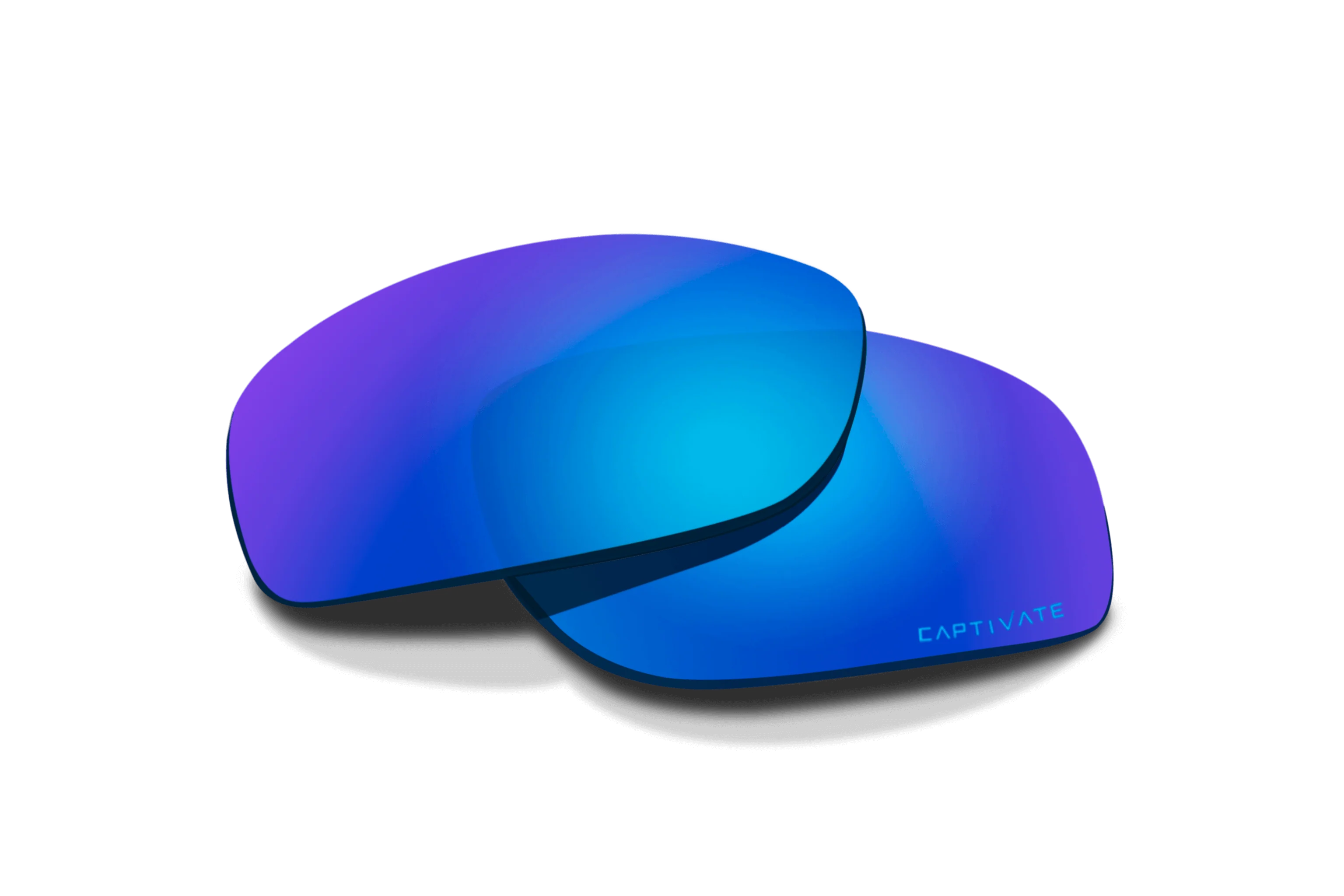 WX Kingpin CAPTIVATE™ Polarized Blue Mirror Lenses